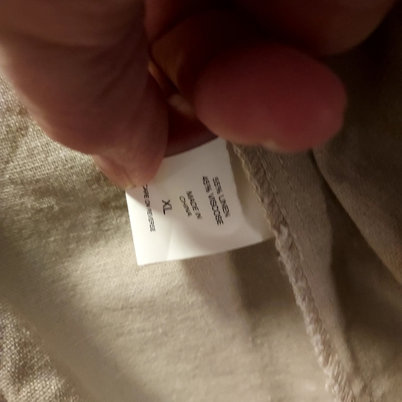 New York & Company Military/Cargo Jacket 100% Linen sz XL - Picture 8 of 8